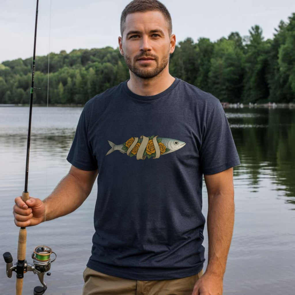 Flower fish T-shirt