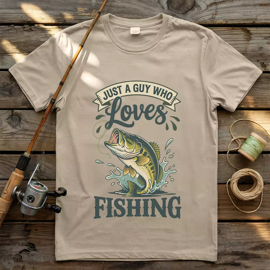 Just A Guy Who Loves Fishing T-shirt