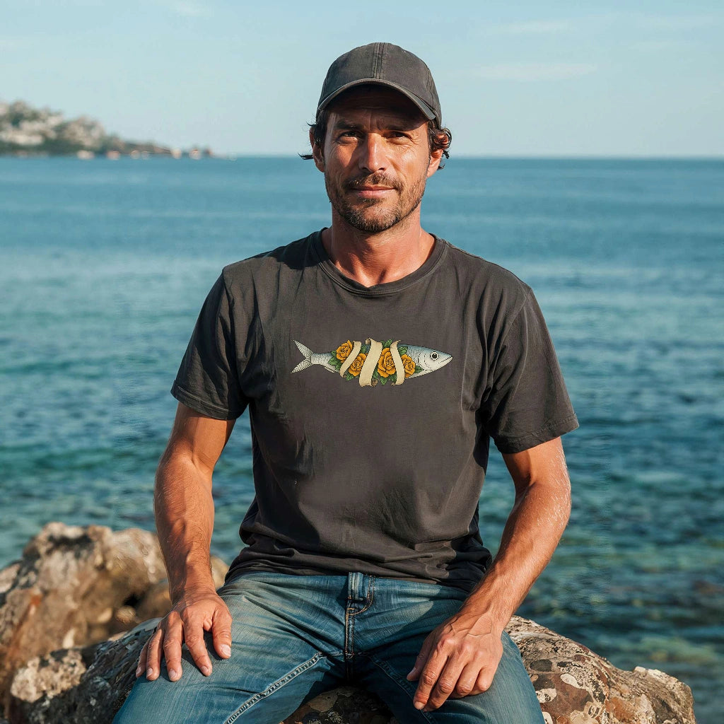 Flower fish T-shirt
