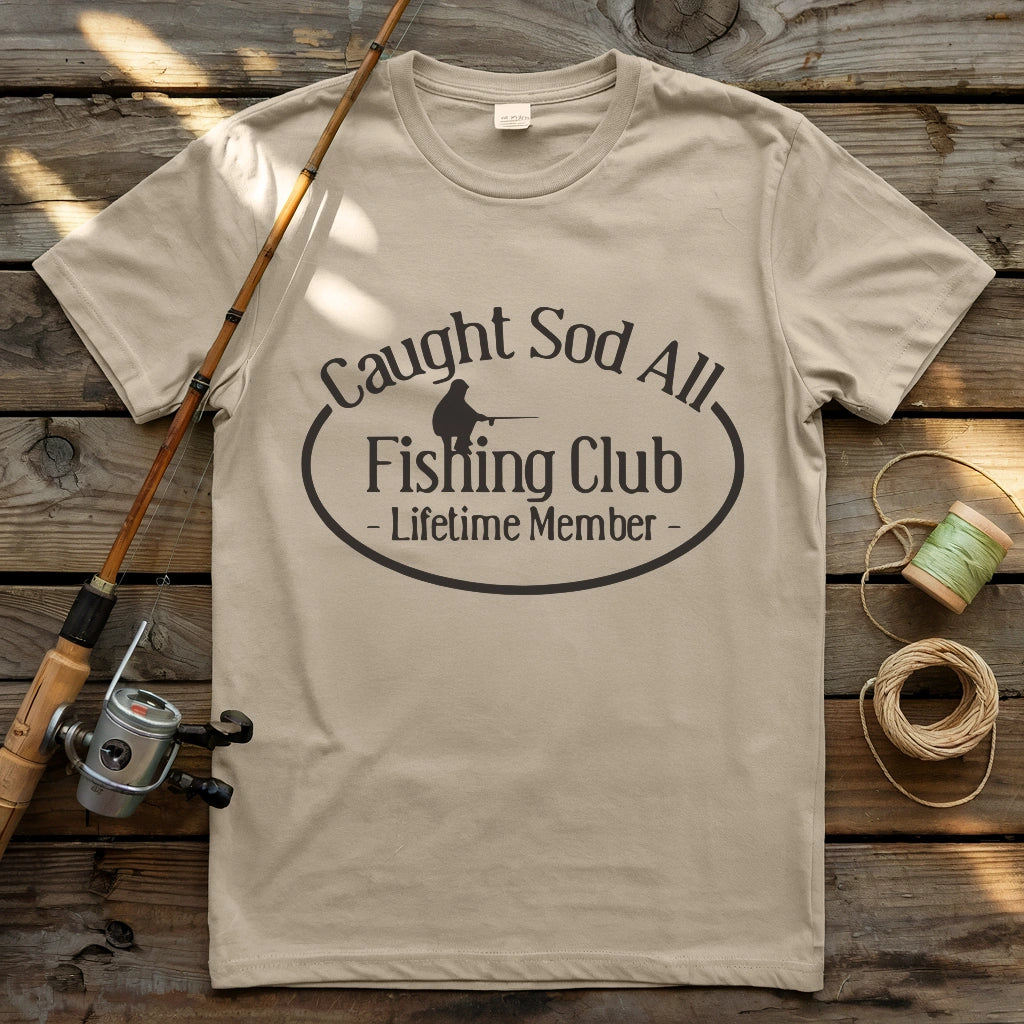 Caught Sod All Retro T-shirt
