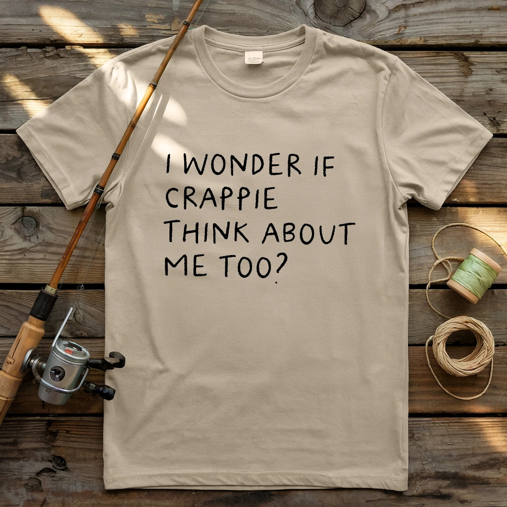 Crappie Think About Me T-shirt