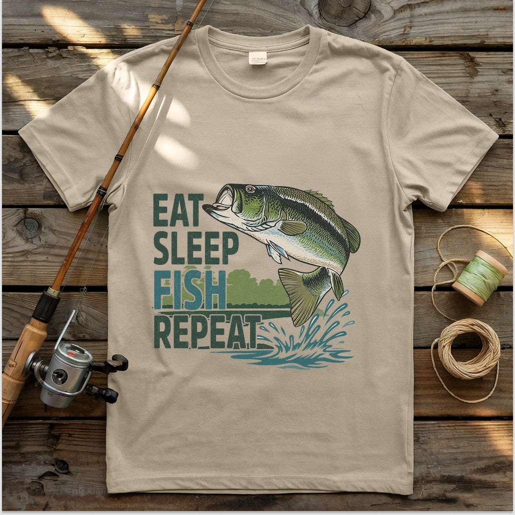 Eat Sleep Fish T-shirt