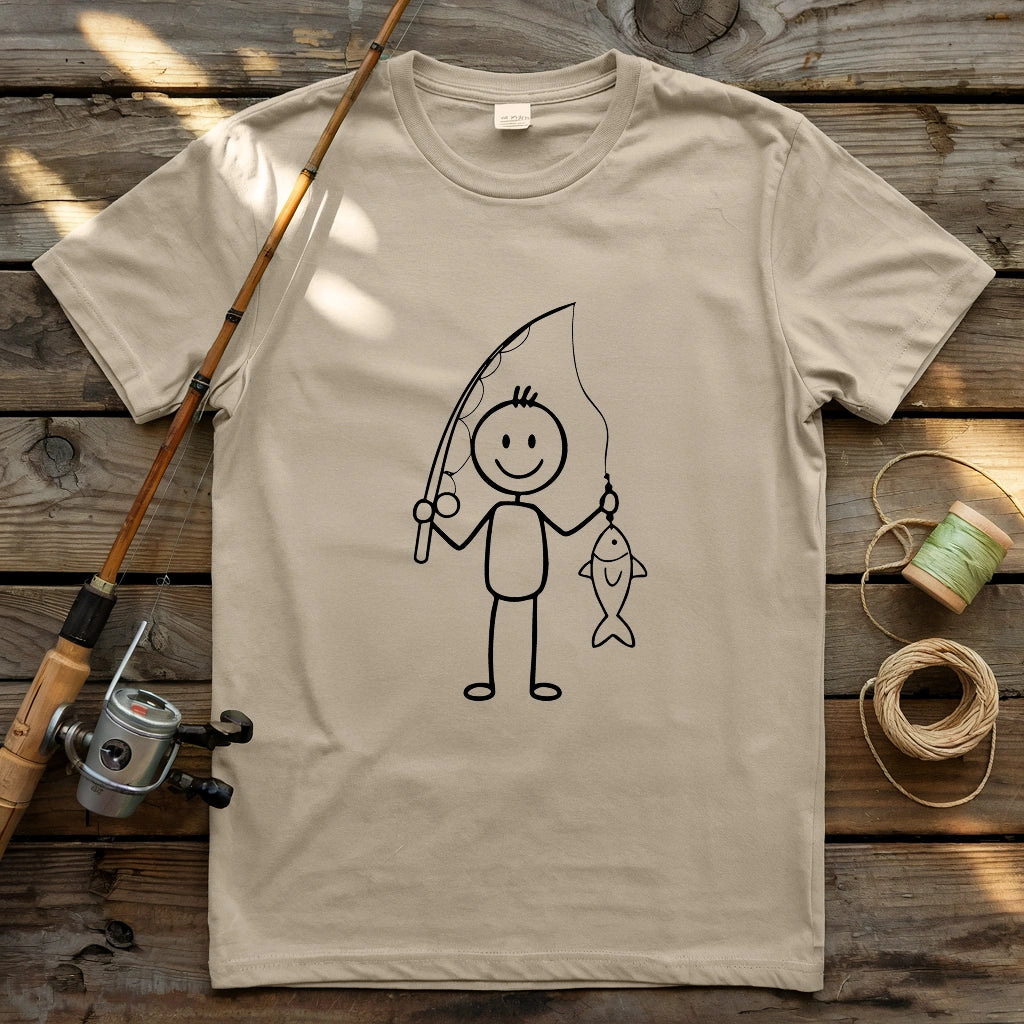 Fishing Makes Me Happy T-shirt
