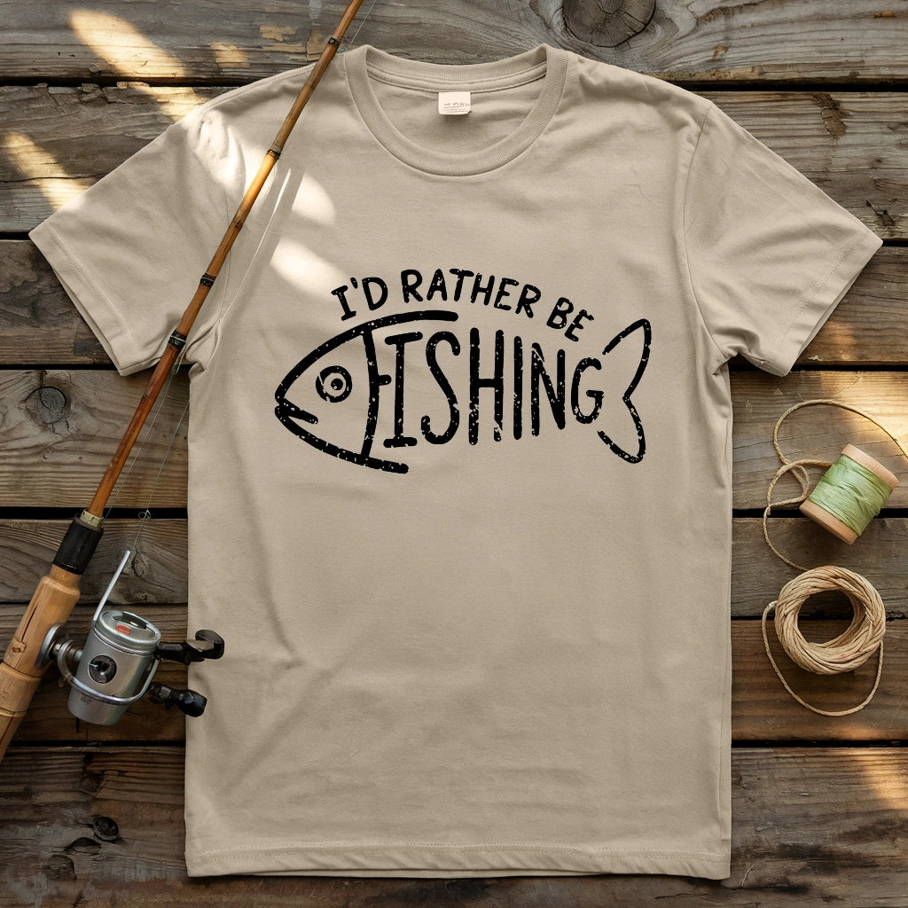 Rather Be Fishing 2 T-shirt
