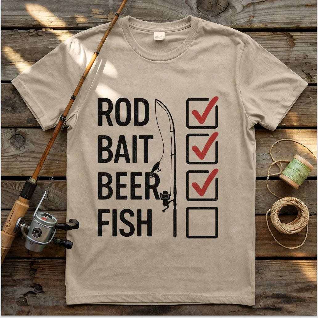 Rod Bait Beer T-shirt