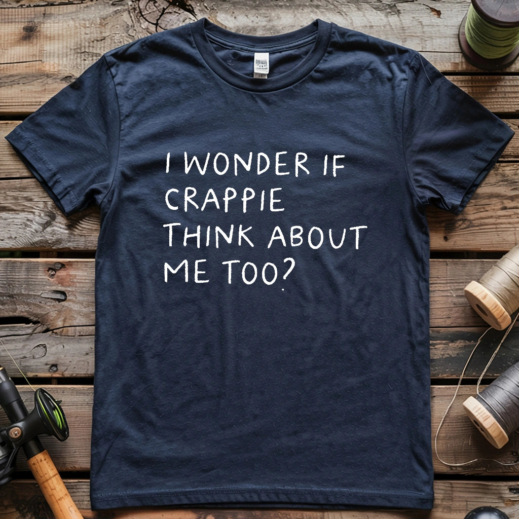 Crappie Think About Me T-shirt