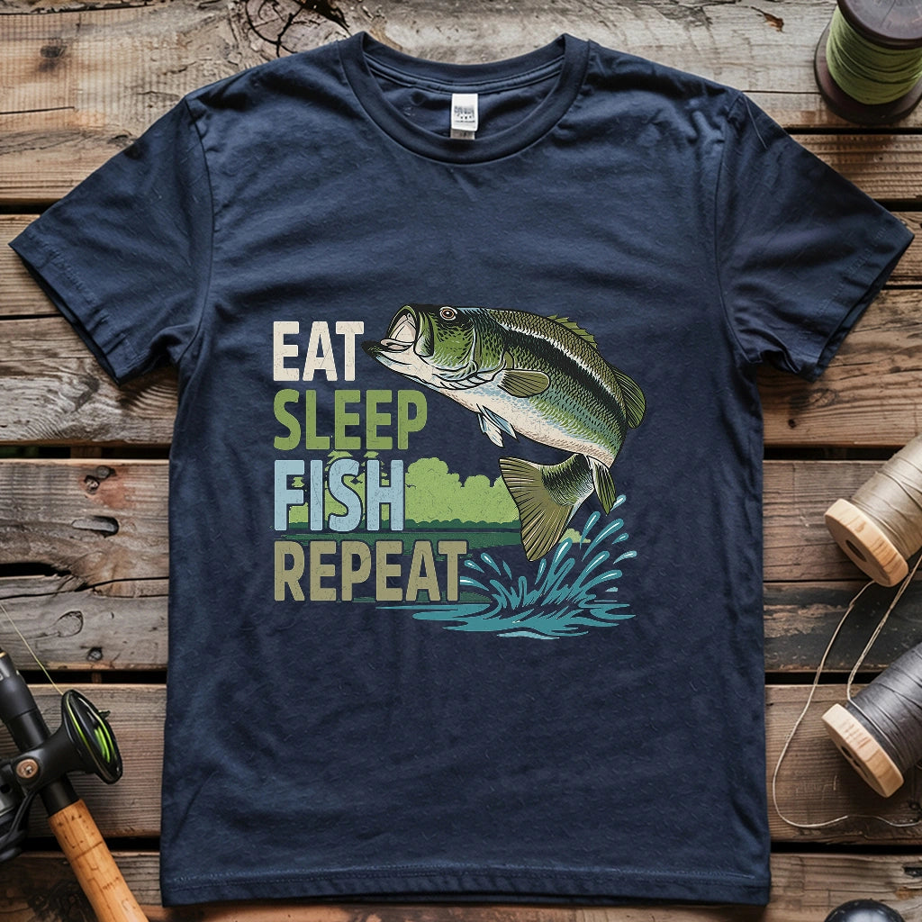 Eat Sleep Fish T-shirt