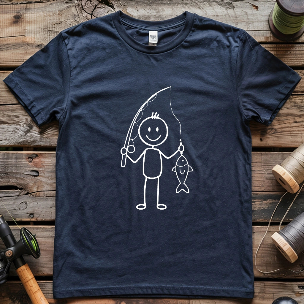 Fishing Makes Me Happy T-shirt