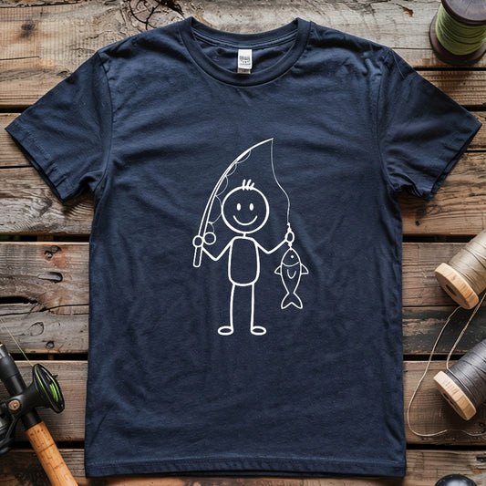 Fishing Makes Me Happy T-shirt