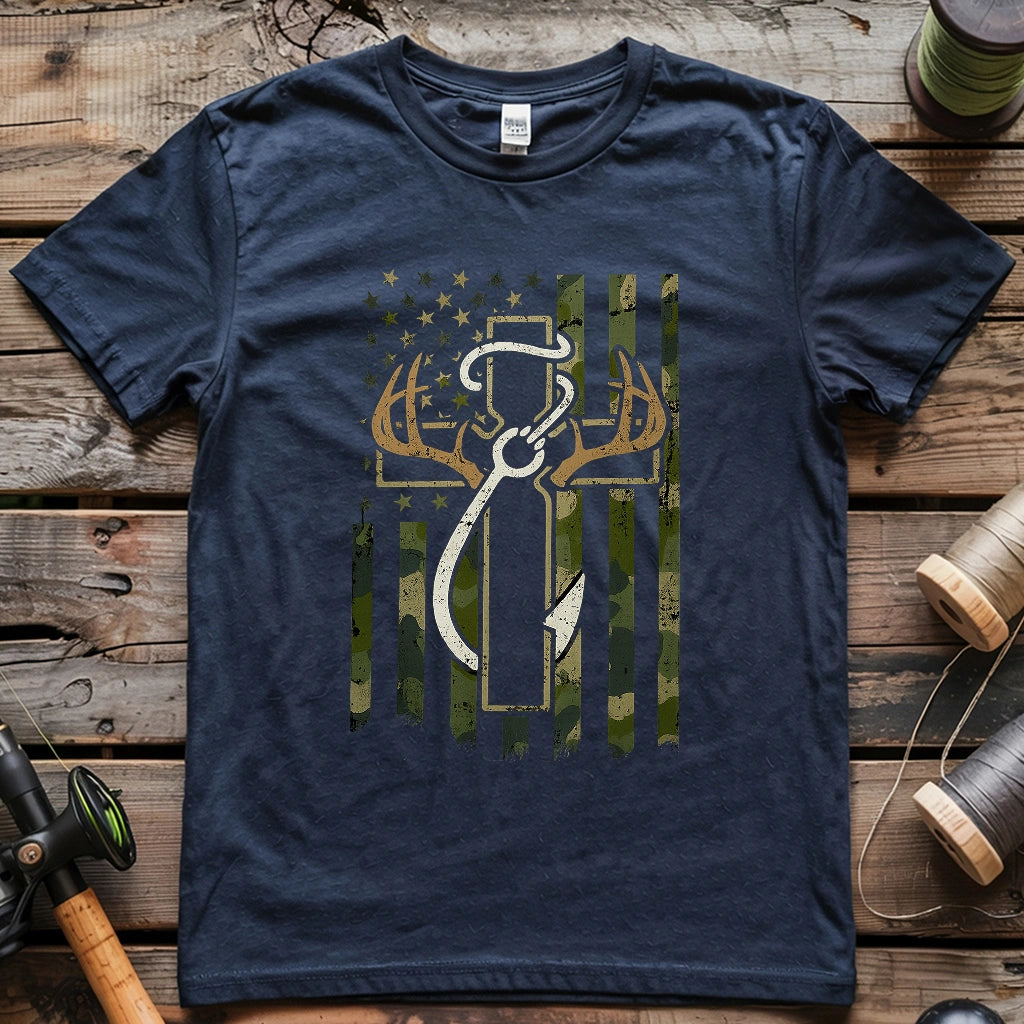 Hunting Fishing Faith T-shirt