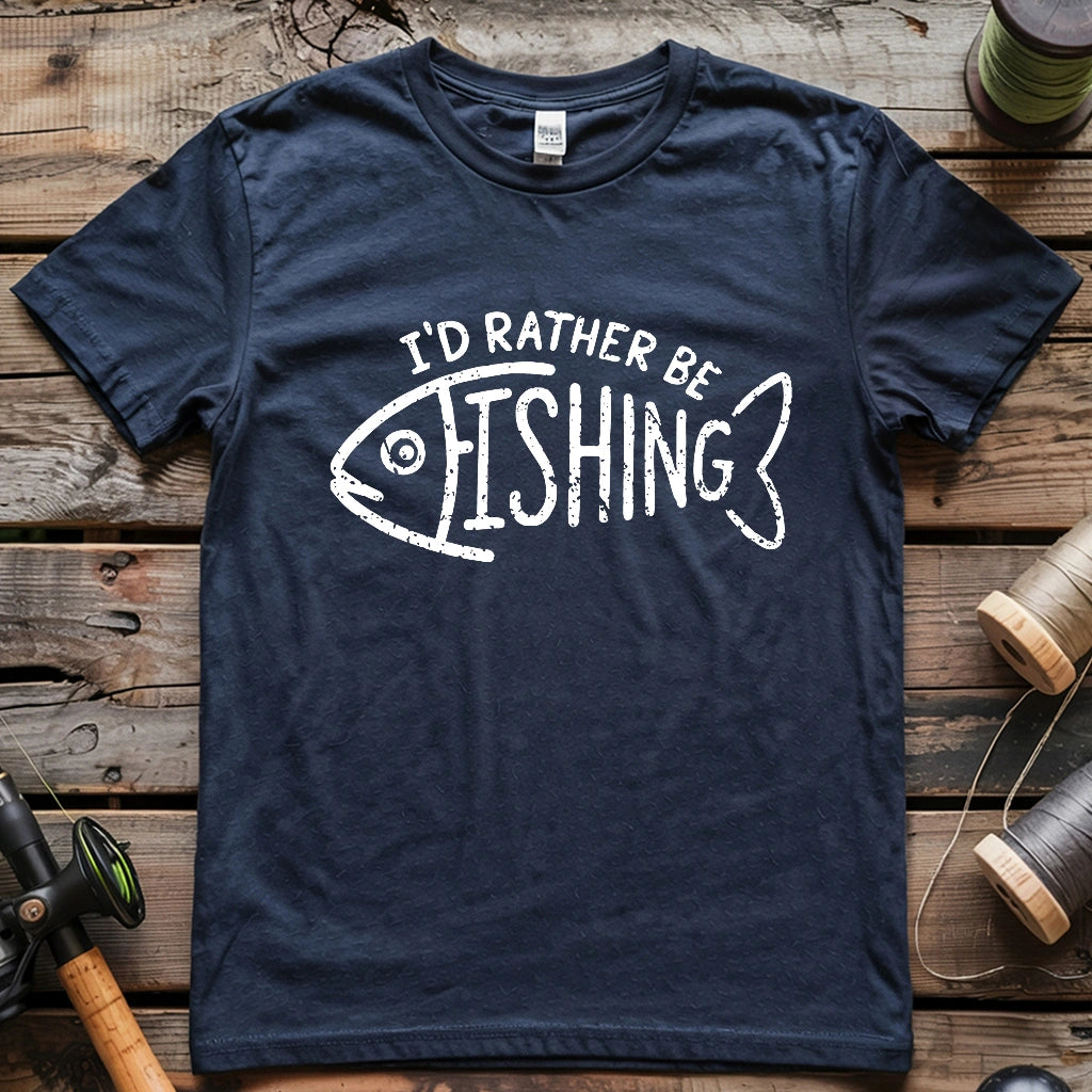 Rather Be Fishing 2 T-shirt