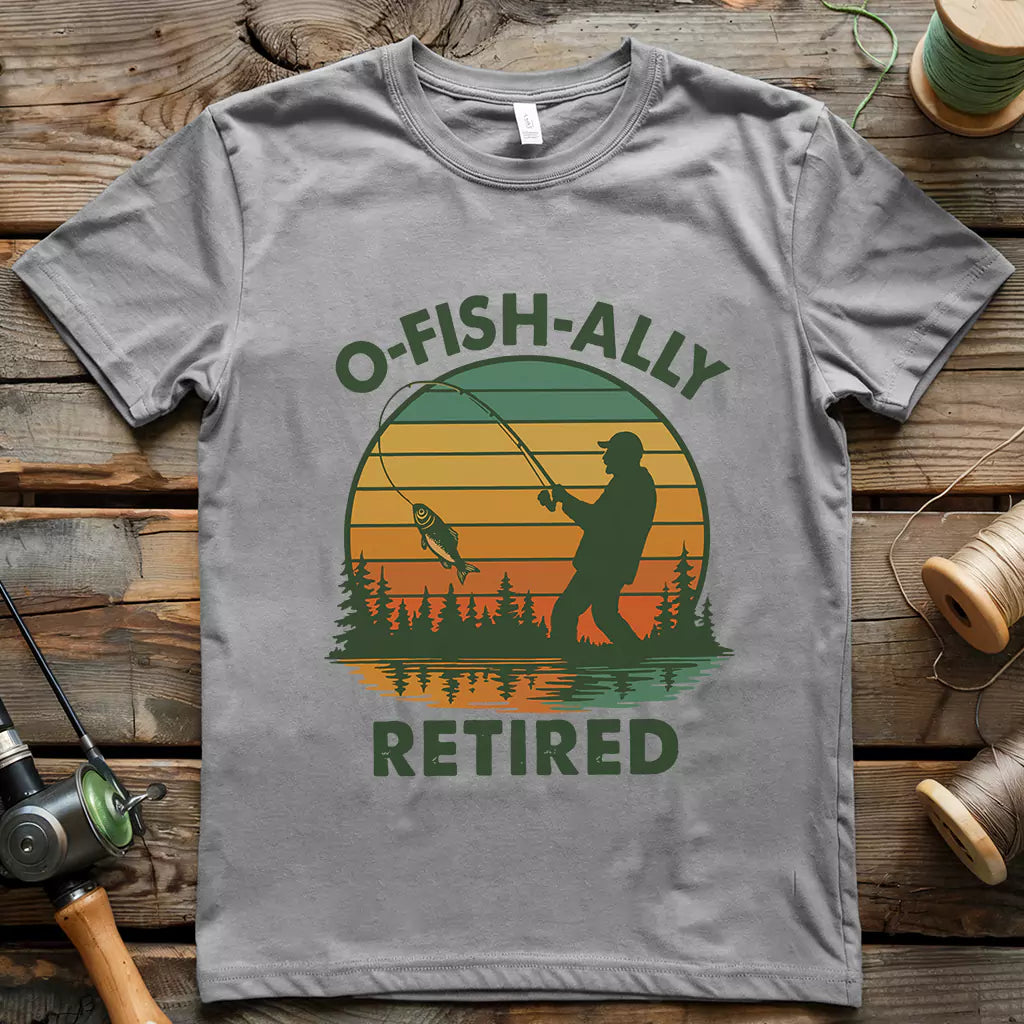 O-fish-ally Retired T-shirt