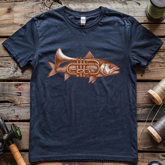 Fishing Trumpet T-shirt