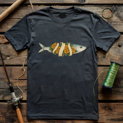 Flower fish T-shirt