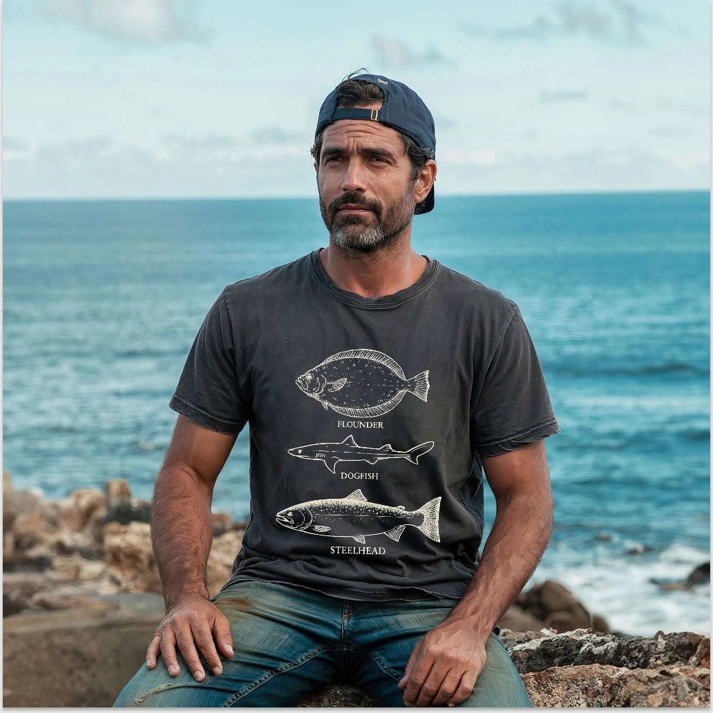 Flounder Dogfish Steelhead T-shirt
