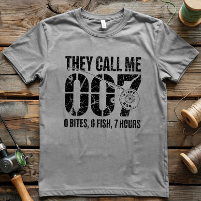 0 Bites, 0 Fish, 7 Hours T-shirt