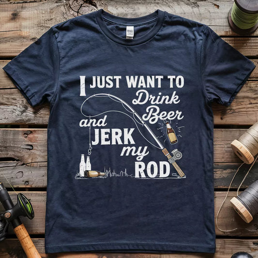 Beer & Jerk My Rod T-shirt