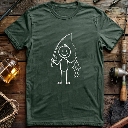 Fishing Makes Me Happy T-shirt