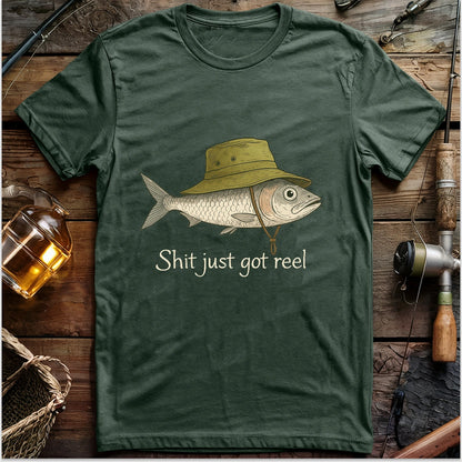 Shit Just Got Reel T-shirt