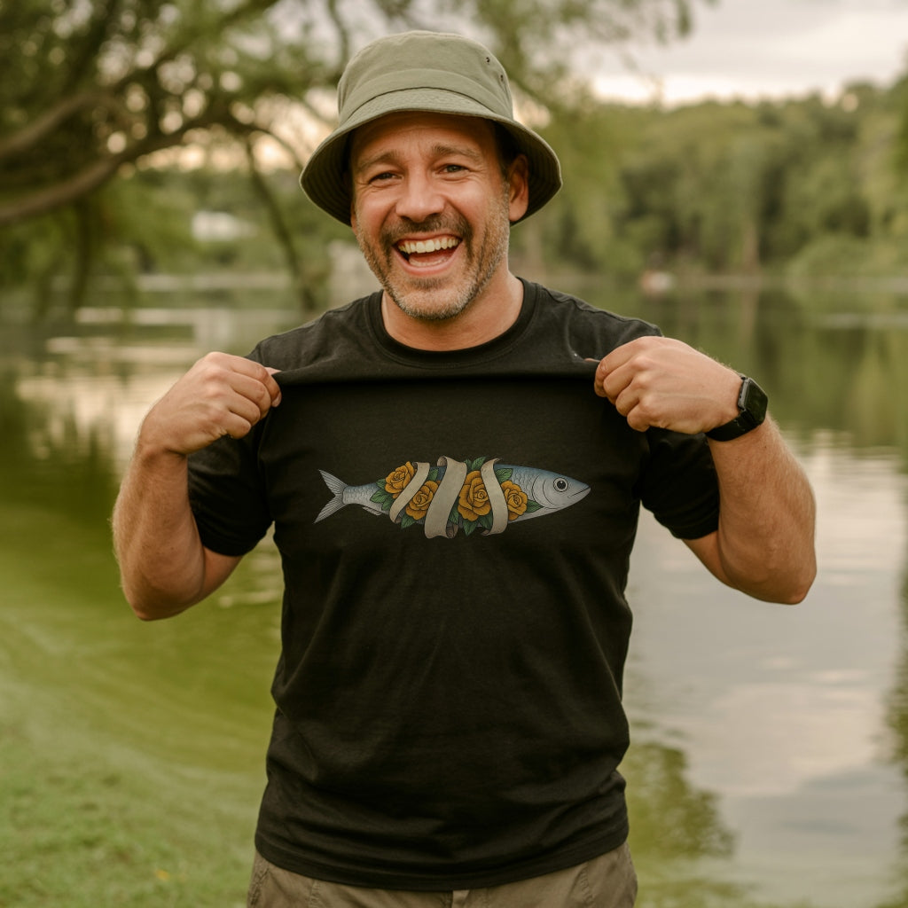 Flower fish T-shirt