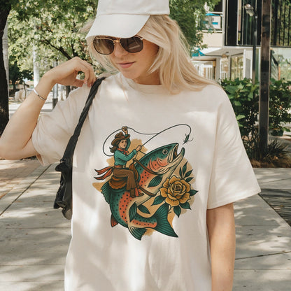 Flower Fish T-shirt