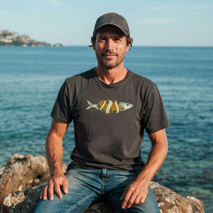 Flower fish T-shirt