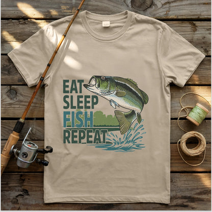 Eat Sleep Fish T-shirt