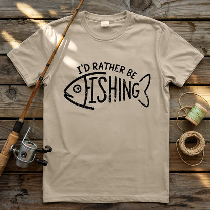 Rather Be Fishing 2 T-shirt