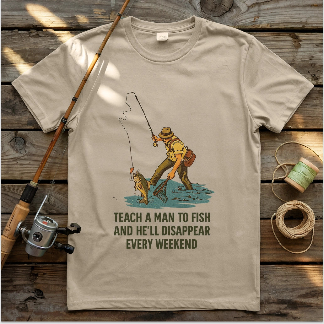 Teach A Man To Fish T-shirt