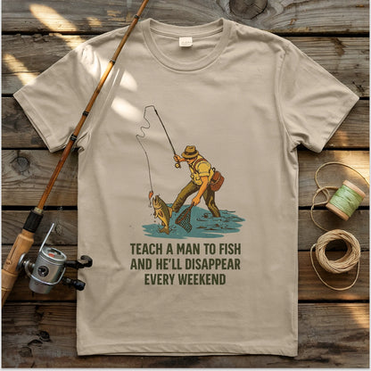 Teach A Man To Fish T-shirt