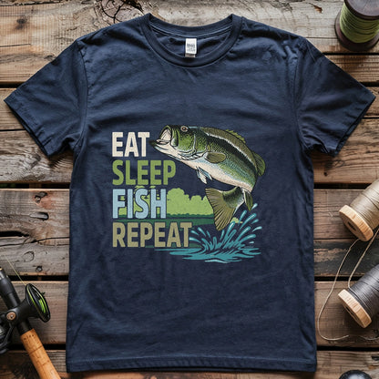 Eat Sleep Fish T-shirt