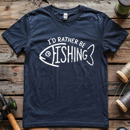 Rather Be Fishing 2 T-shirt
