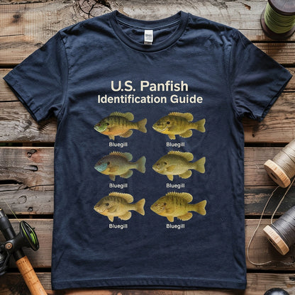 US Panfish Identification Guide T-shirt